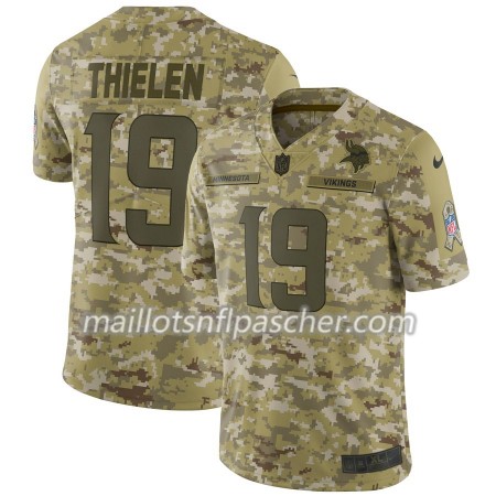 Maillot Minnesota Vikings Adam Thielen 19 Nike Salute to Service - Homme